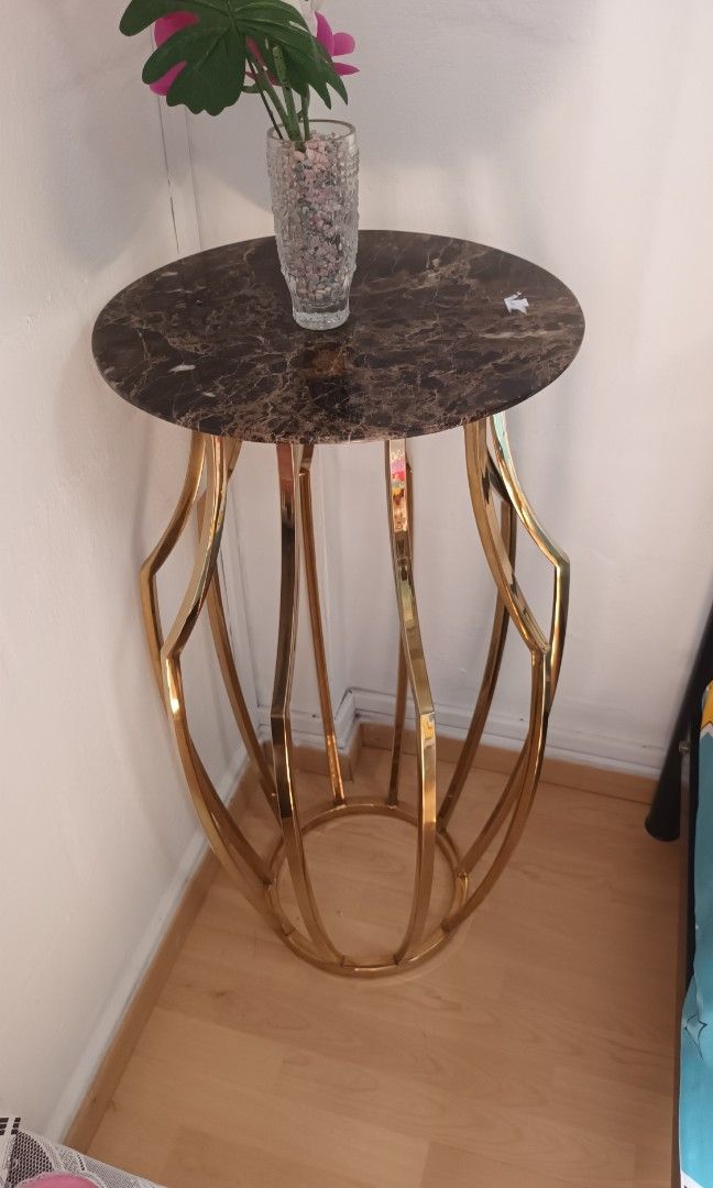 Vintage metal table, Furniture & Home Living, Furniture, Tables & Sets