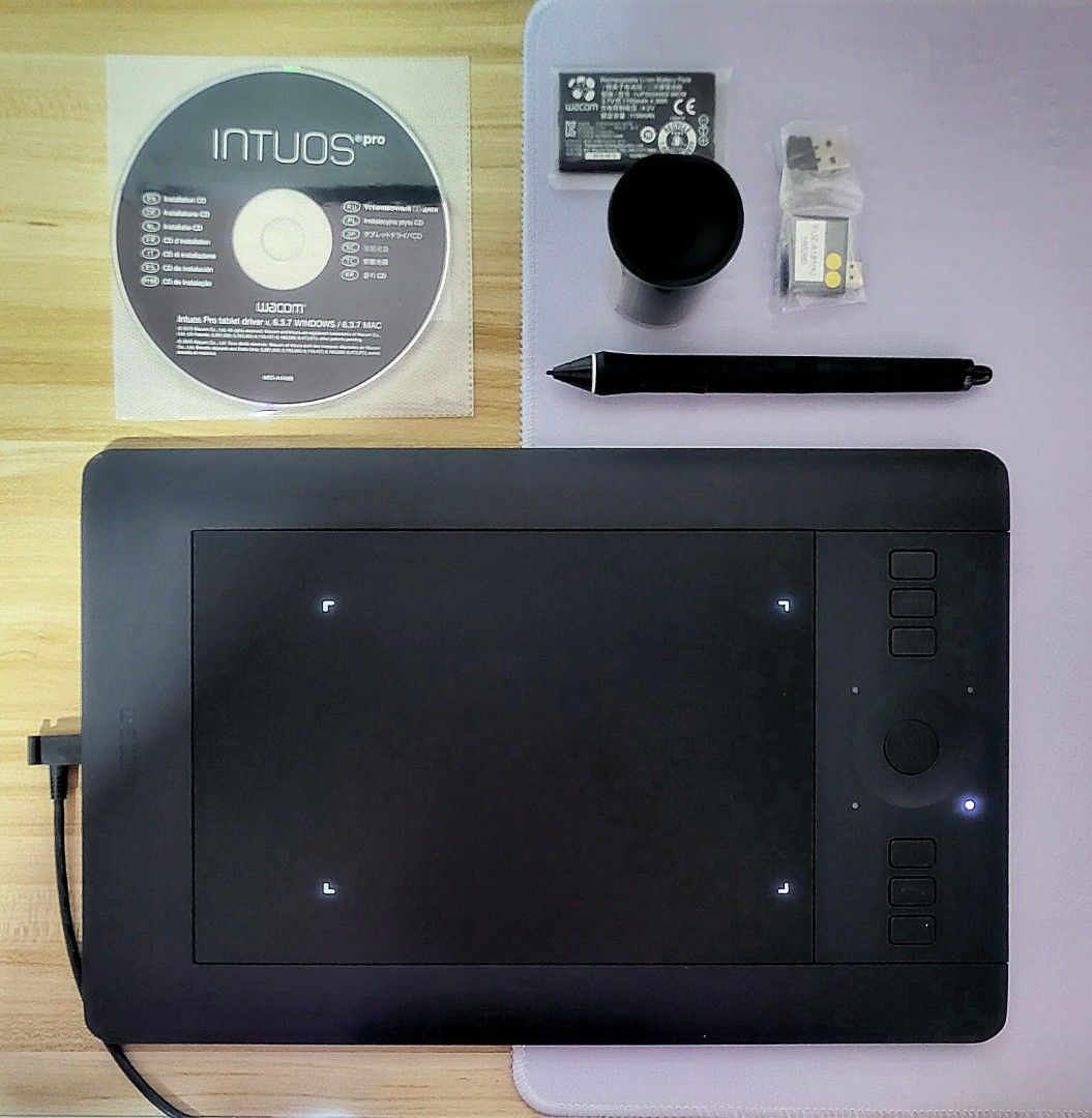 Wacom Intuos Pro PTH-451/K1-C : Creative Pen & Touch Tablet 