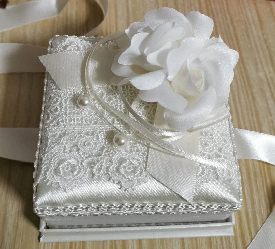 Wedding ring clearance pillow box