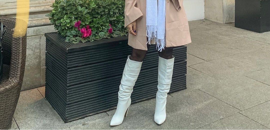 White boots discount size 6