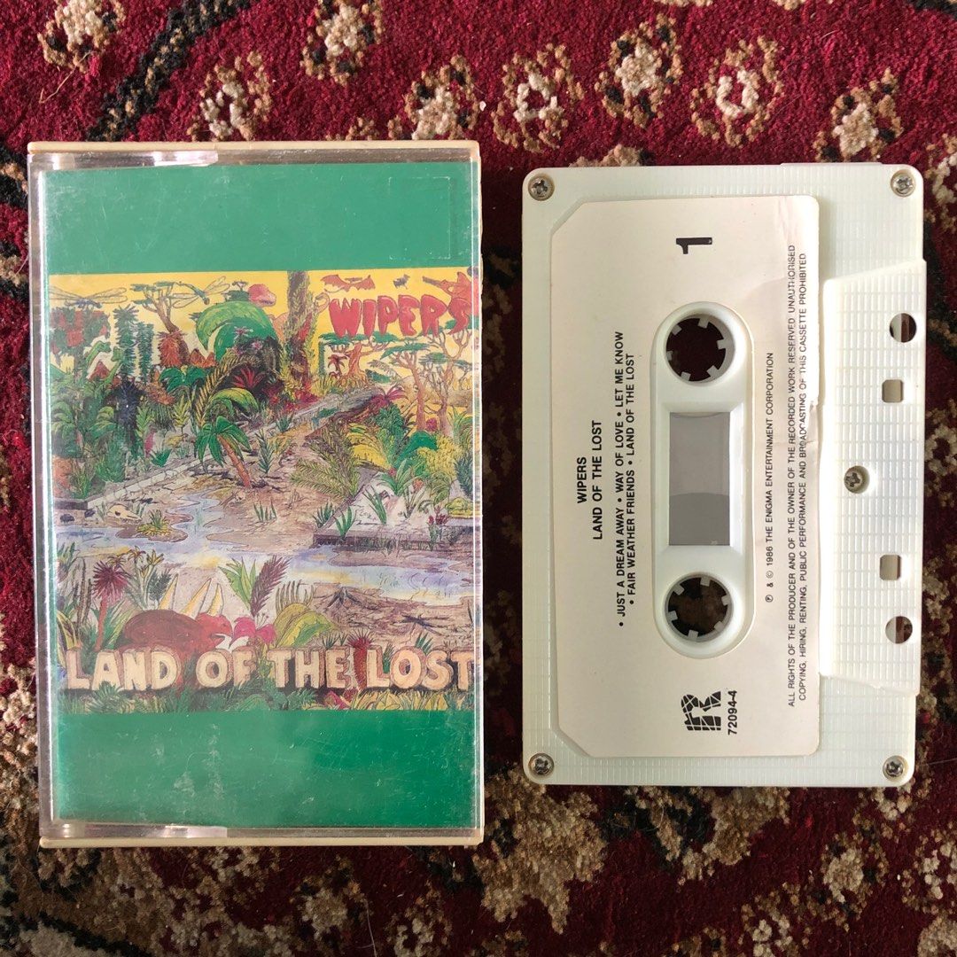 Wipers Land Of The Lost Cassette Tape Kaset Punk, Hobbies & Toys, Music