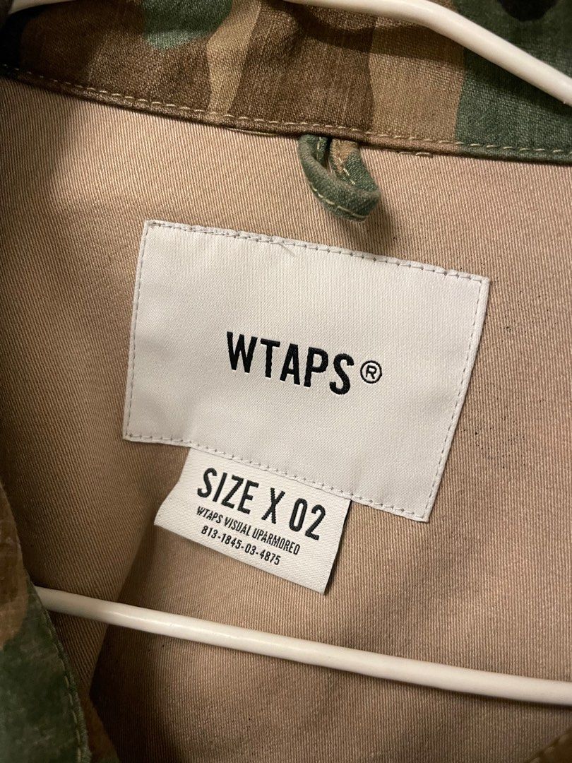 Wtaps Jungle LS-02 Camo Jacket, 男裝, 上身及套裝, T-shirt、恤衫