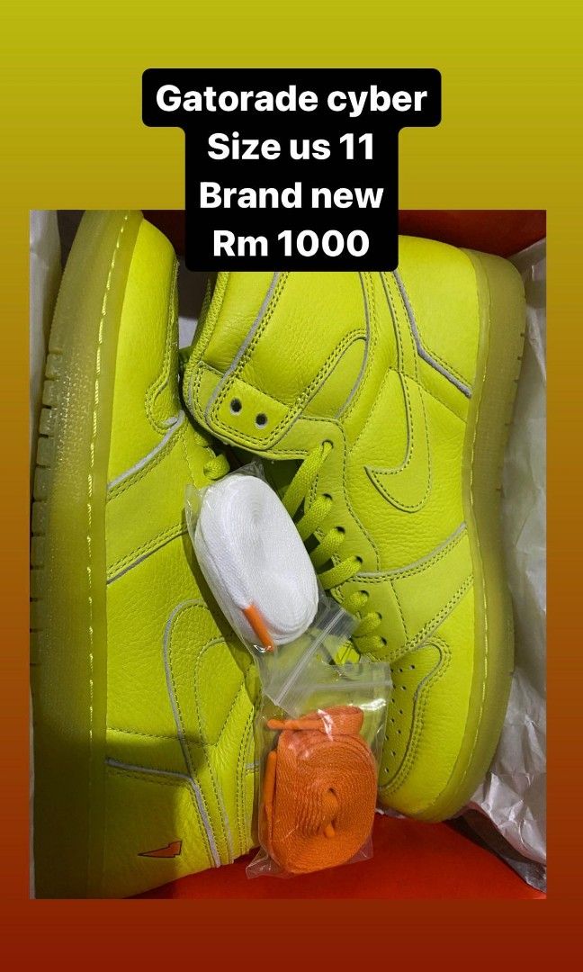 jordan 1 retro high gatorade cyber