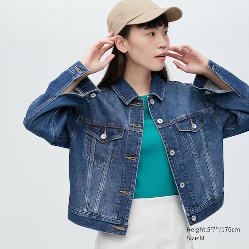 Uniqlo denim jacket women sale