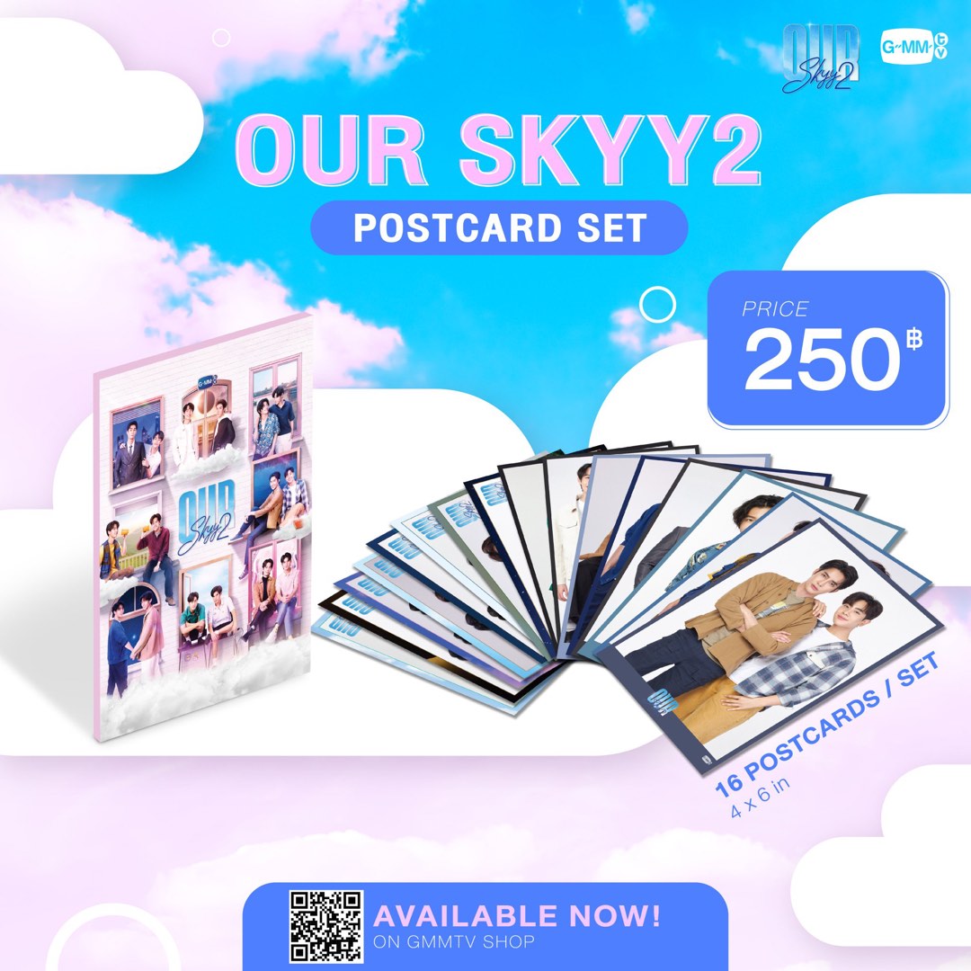 [wts/sharing] gmmtv our skyy 2 postcard set, Hobbies & Toys