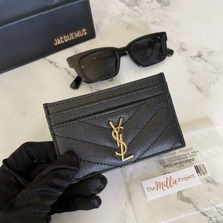 YSL Card Holder, Luxury, Bags & Wallets on Carousell