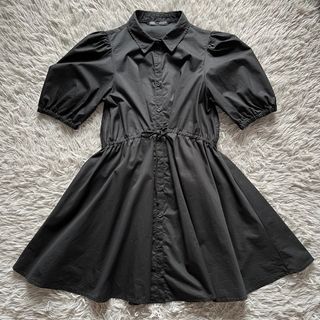 ZARA COLLARED SHIRT DRESS POPLIN