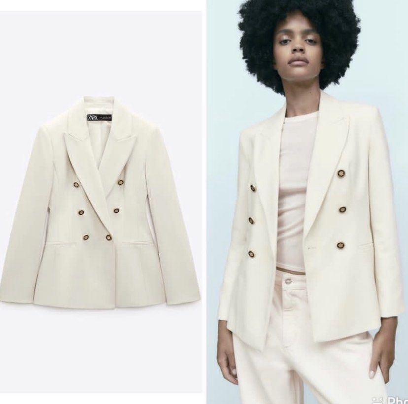 Double breasted outlet coat zara woman