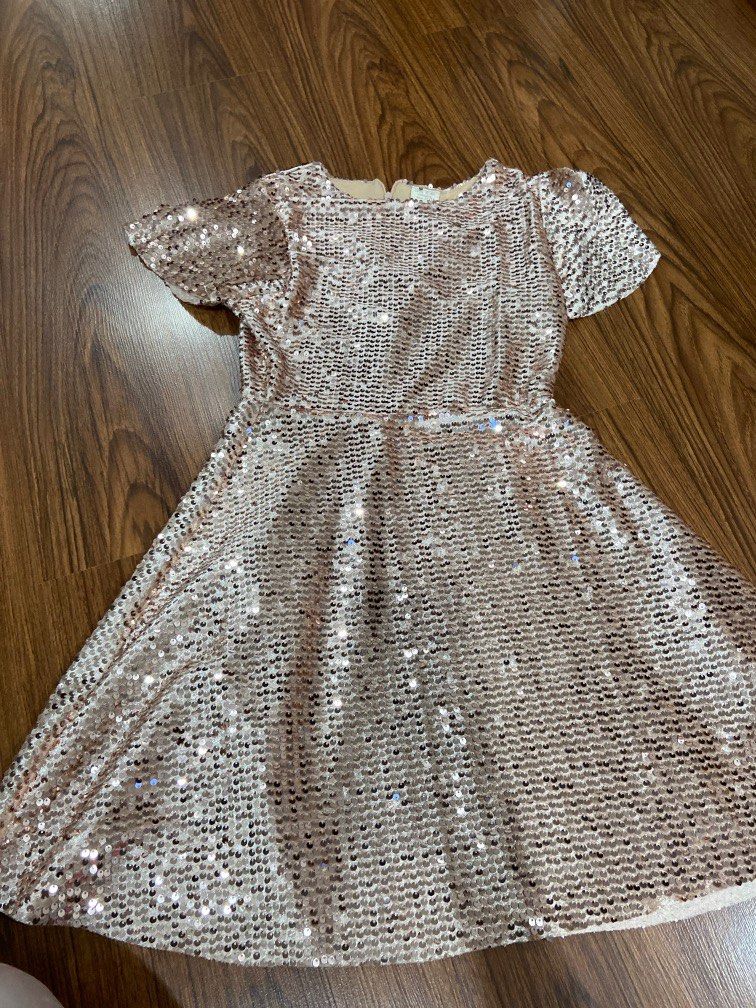 Zara girls sequin sales dress