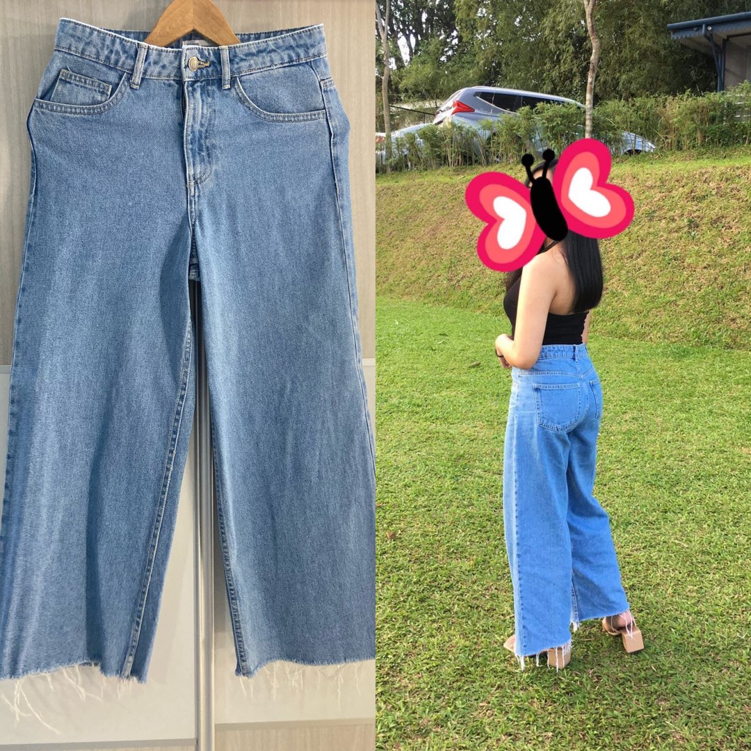 Zara Wideleg Pants on Carousell