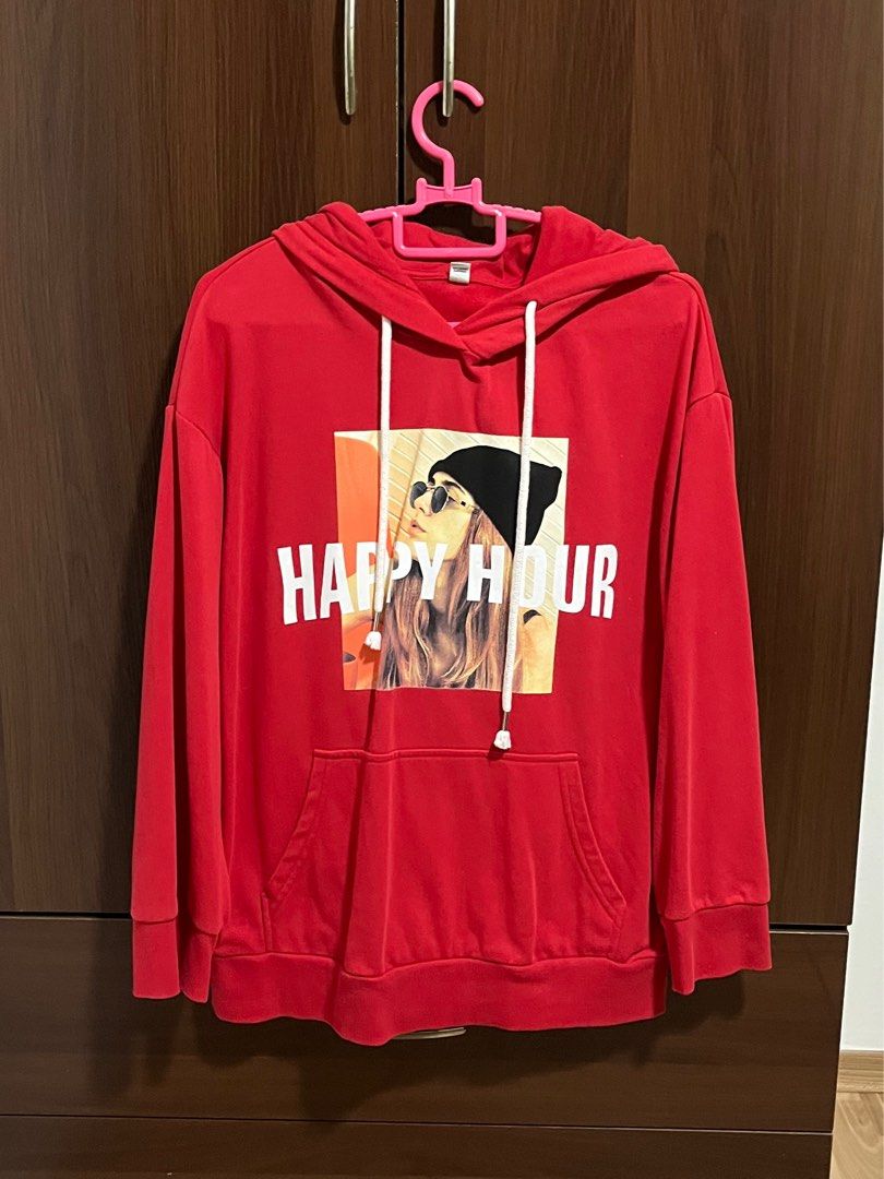 Red graphic sweater hotsell