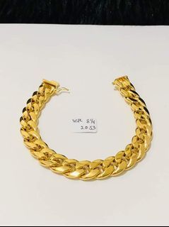 18K Saudi Gold Bracelet