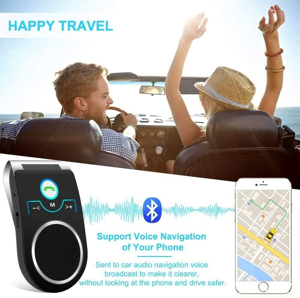3527) T825 Bluetooth Car Speakers, Wireless incar Speakerphone with