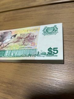 $5 bird series 100run UNC
