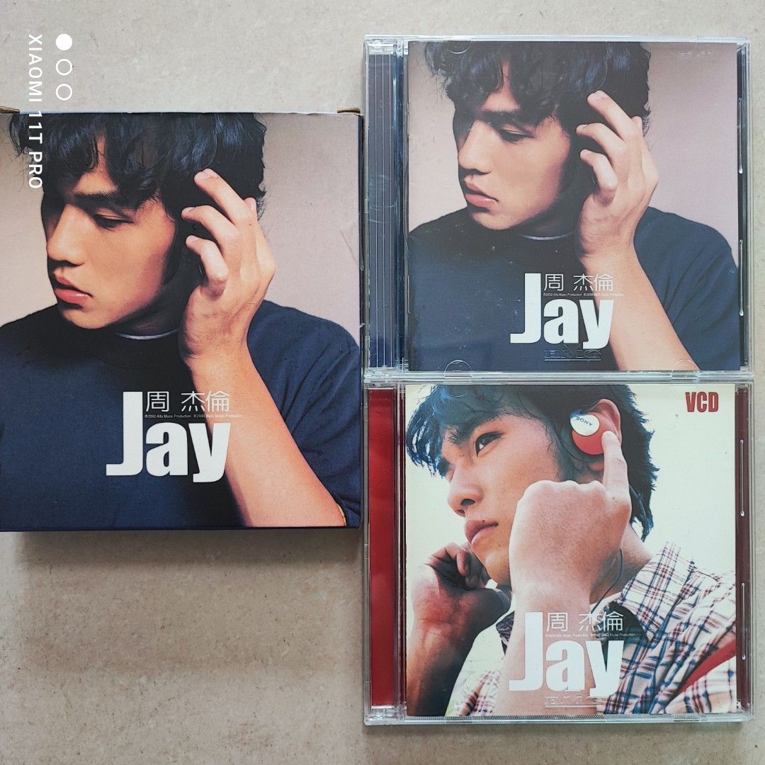 新品未開封周杰倫Jay Chou同名專輯CD+DVD 台湾盤 Original Jay Chou Chou Jie Lun 周杰伦Hand Signature CD Music