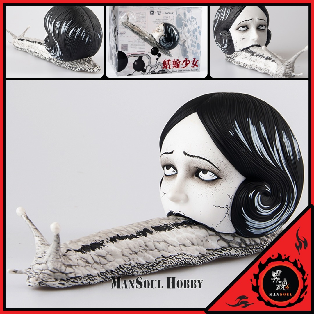 日版質保] 蛞蝓少女伊藤潤二DODOWO SLUG GIRL 1/4 FIGURE, 玩具收藏品