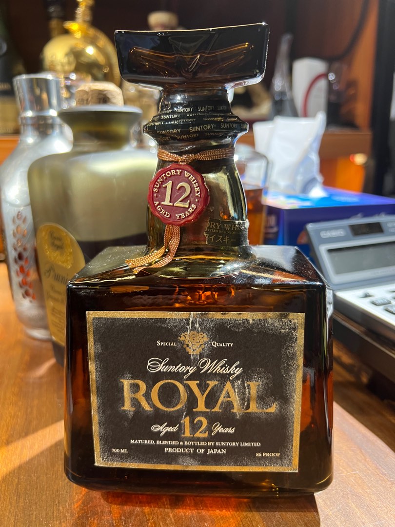 特價日本三得利威士忌Suntory Royal 12 Years Whisky 700ml, 嘢食