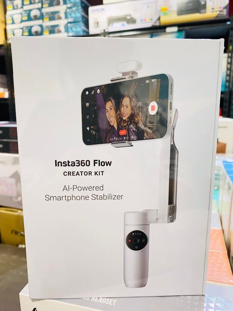 💯 Insta360 Flow Creator Kit AI-Powered Smartphone Stabilizer White (Category: Tripods & Monopods) located in Makati City. Submitted by techubstoreandaccessories (Listing ID 1230984052, Image 1). Description: Insta360 Flow Creator Kit AI-Powered Smartphone Stabilizer White Onhand ready to ship‼️‼️ ✅BRANDNEW ORIGINAL & SEALED ✅ACTUAL PICTURE POSTED ✅ACCEPT WALK IN/PICK UP CLIENT (Mon-Fri 8am-7pm)( Saturday10am-4pm) 📍Location: Evangelista St. Maka