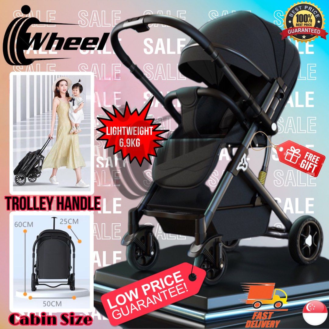 Stroller cabin size on sale reversible