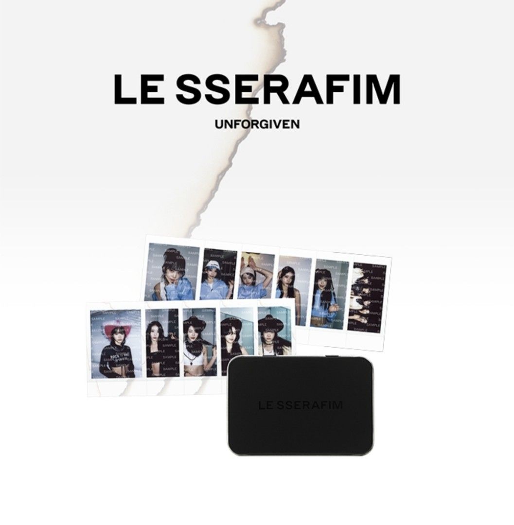 [ PO ] Le sserafim photocard and tin case merch sakura chaewon yunjin ...