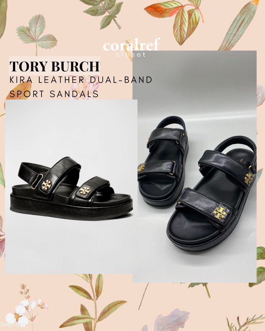 PREORDER: Tory Burch Kira Sports Sandals Slippers, Women's Fashion,  Footwear, Flats & Sandals on Carousell