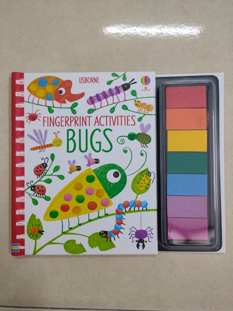 [ Usborne ] Fingerprint Activities : Bugs (Children), Hobbies & Toys ...