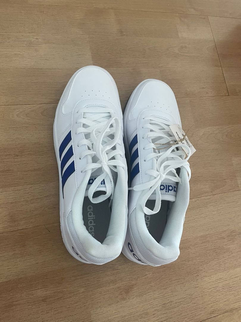 Adidas hoops 2.0 white best sale