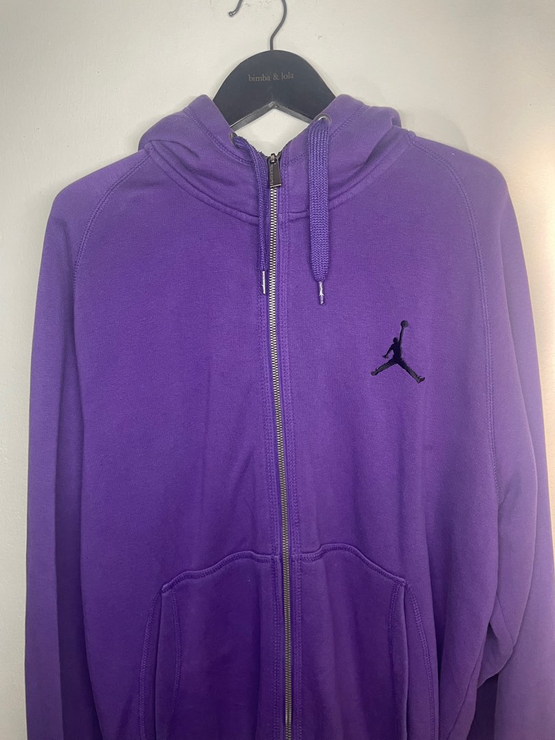 Purple jordan hoodie mens clearance