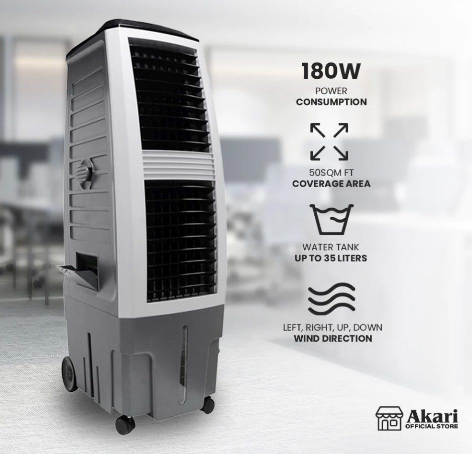 Akari Evaporative AC Air Cooler Fan (AFC3260A), TV & Home Appliances