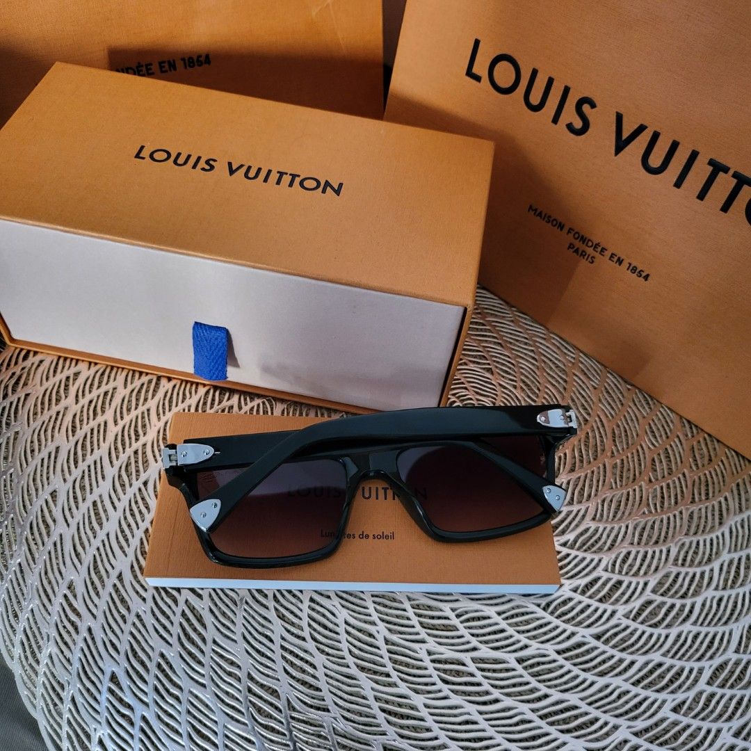 LOUIS VUITTON SUNGLASSES LV ASH BLACK/GOLD accessories mens glasses goggles  12