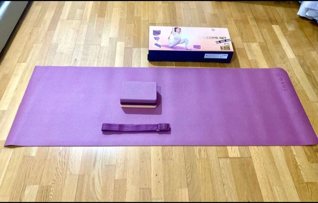 Bahe Welcome Set Yoga Kit (++ Freebies), Sports Equipment, Exercise &  Fitness, Exercise Mats on Carousell