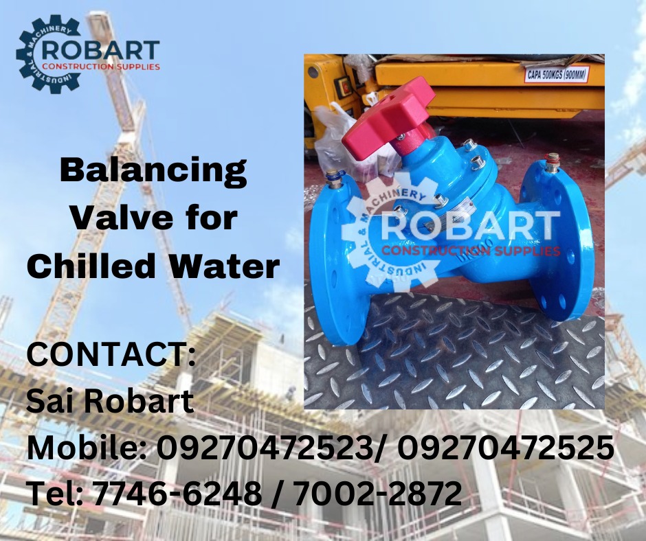 Balancing Valve for Chilled Water, Commercial & Industrial