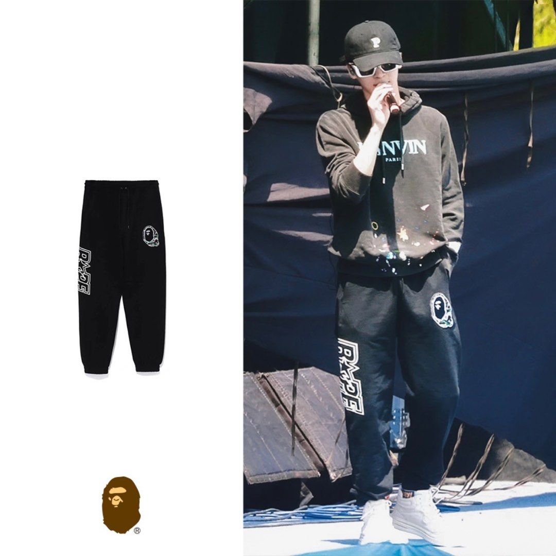 Mens bape joggers hotsell