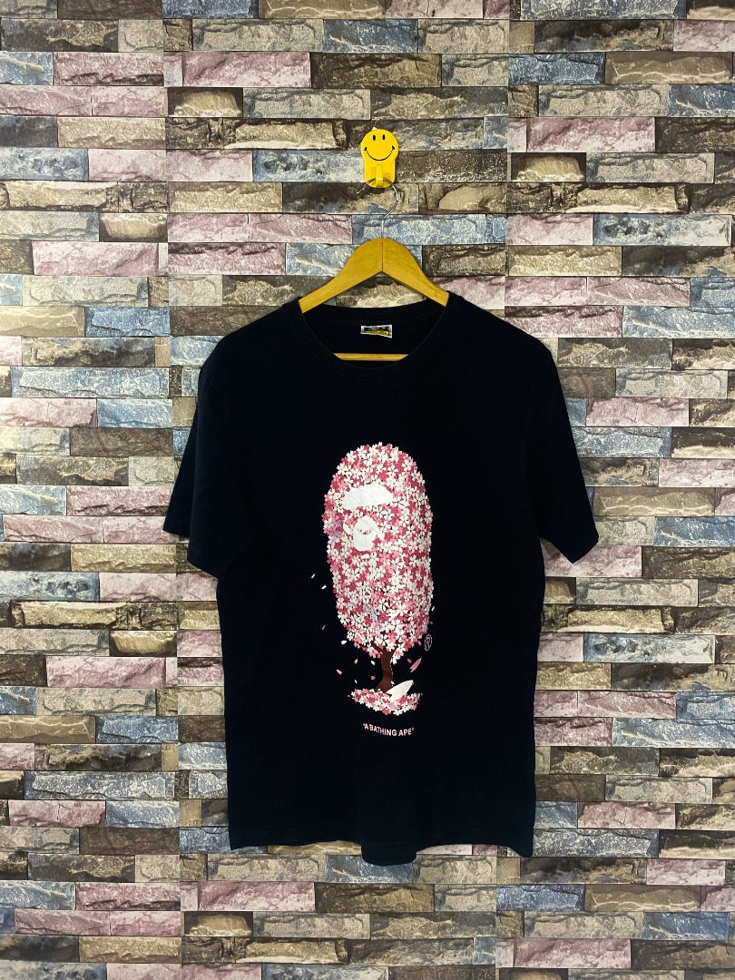 BAPE SAKURA, Men's Fashion, Tops & Sets, Tshirts & Polo Shirts on Carousell