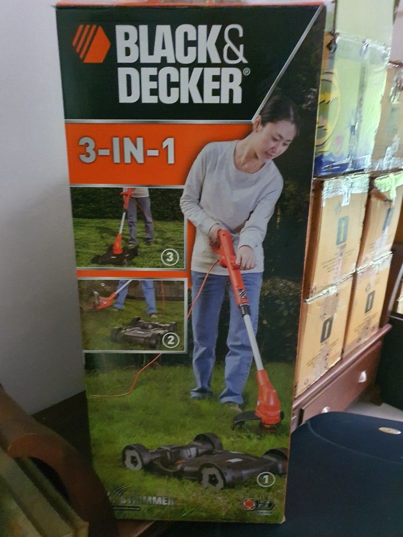 Black Decker 3 In 1 Mower Trimmer Tv Home Appliances Other Home