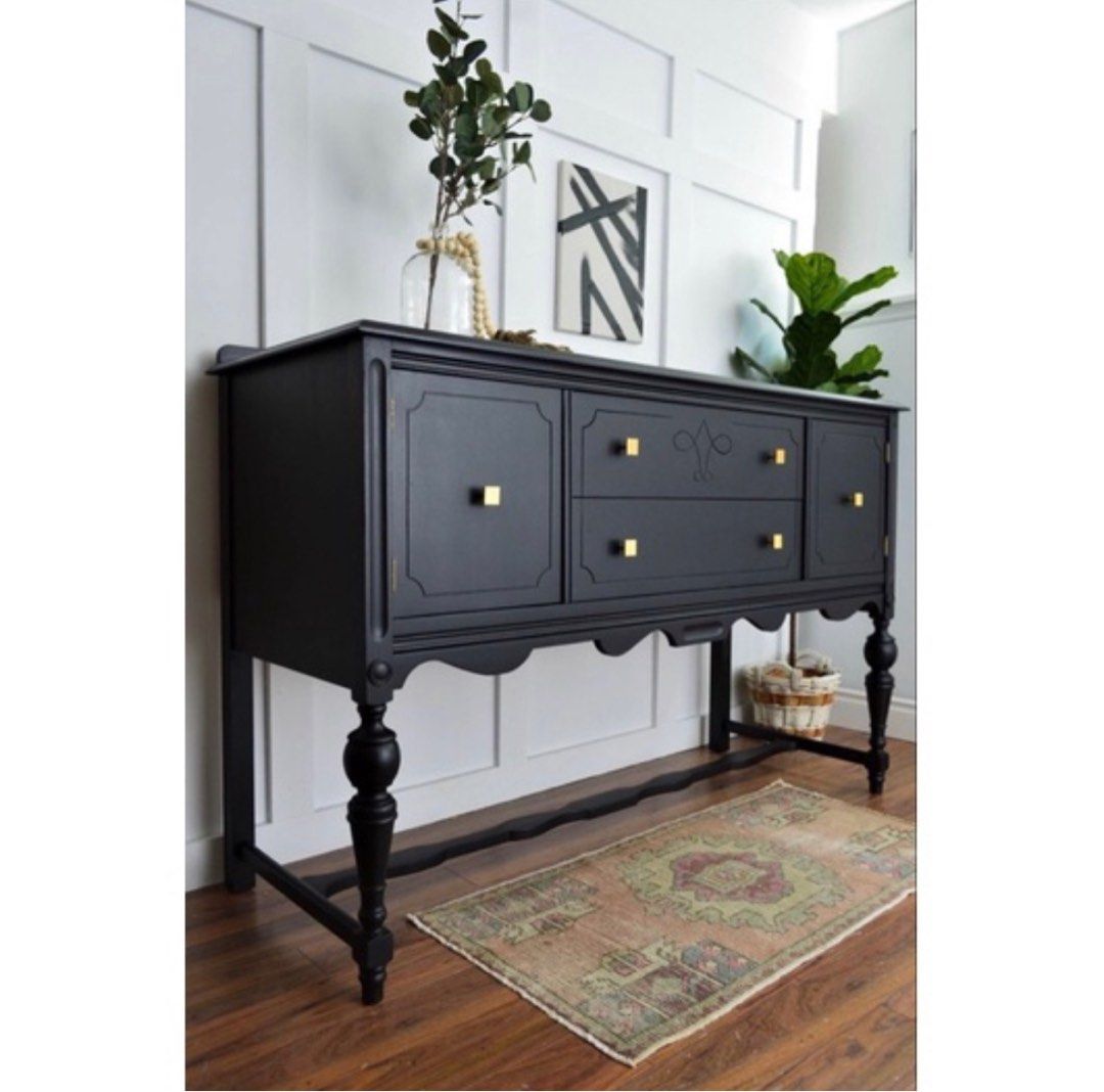 Black Enamel Paint for wood and metal, Furniture & Home Living, Home