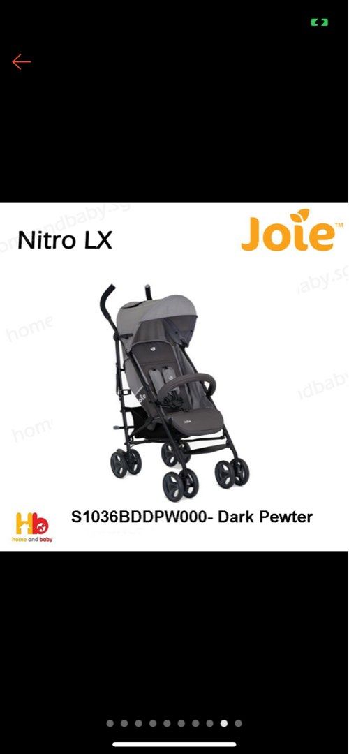 Joie nitro lx dark hot sale pewter