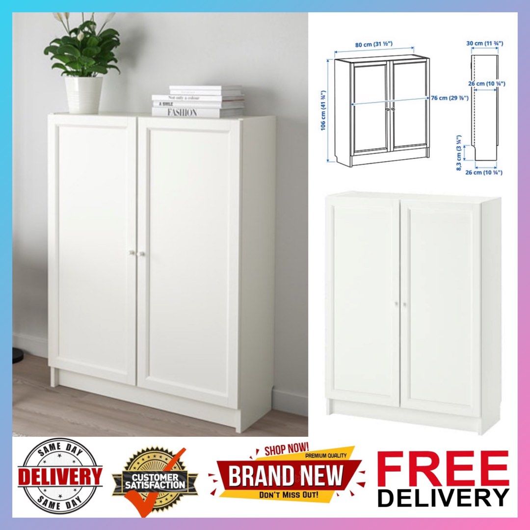 Book cabinet Shoe Cabinet ikea BILLY OXBERG Bookcase with doors