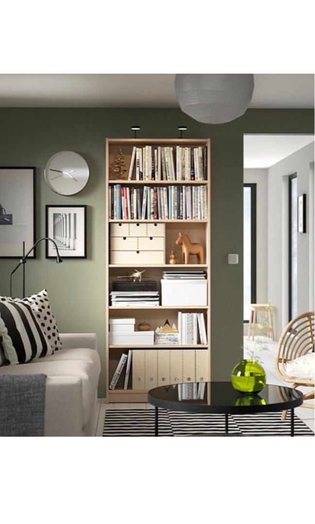 Bookshelf, BILLY Bookcase Birch effect , BILLY Bookcase Oak effect