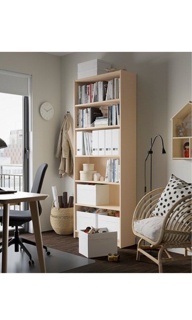 Bookshelf, BILLY Bookcase Birch effect , BILLY Bookcase Oak effect