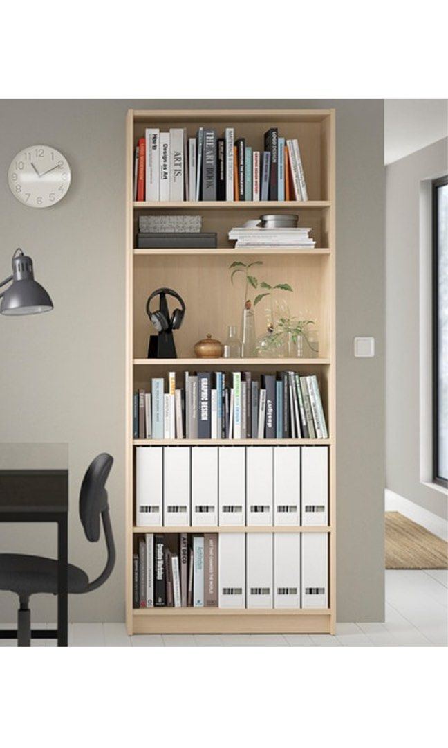 Bookshelf, BILLY Bookcase Birch effect , BILLY Bookcase Oak effect