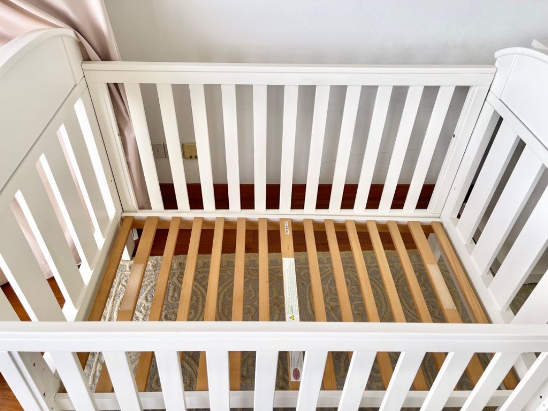 Boori Madison cot bed, 3 in 1, 2 positions and converts into sofa bed., Babies & Kids, Baby