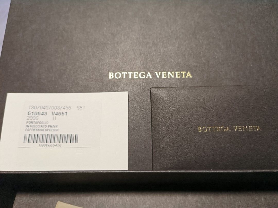  Bottega Veneta Leather Wallet 510643-V4651 Intrecciato