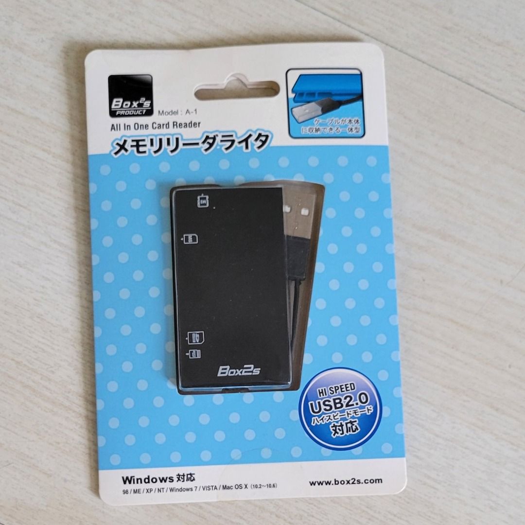 Box2s All in One Card Reader Model: A-1, 電腦＆科技, 電腦周邊及配件, 電腦線、轉接線及轉換器 ...
