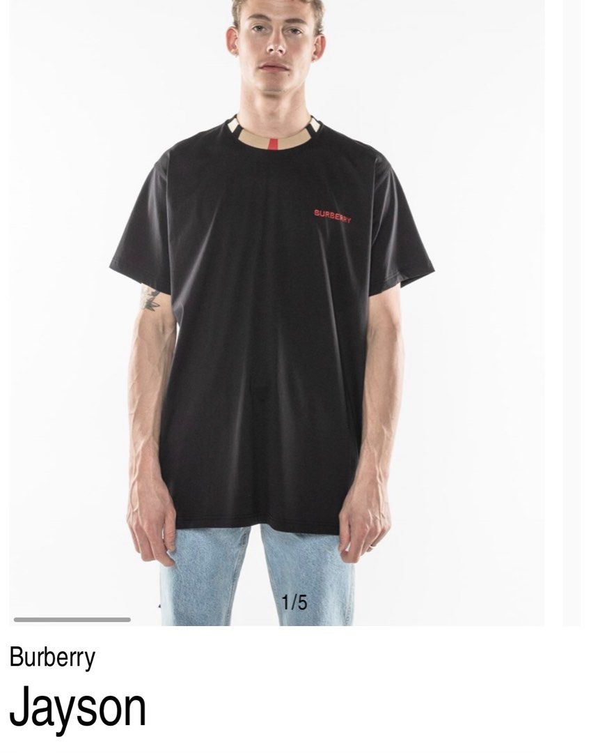 Burberry icon stripe t shirt sale