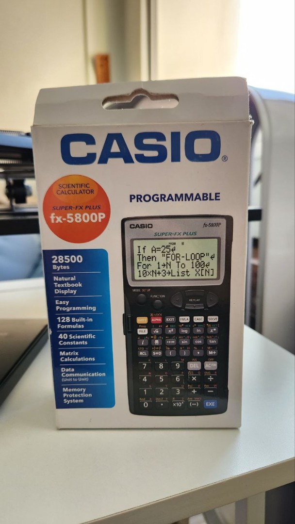 Casio 5800p hot sale