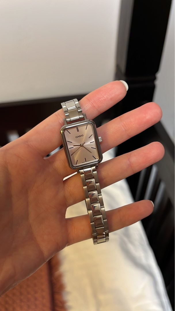 Casio Silver Watch, Women's Fashion, Watches & Accessories, Watches on ...