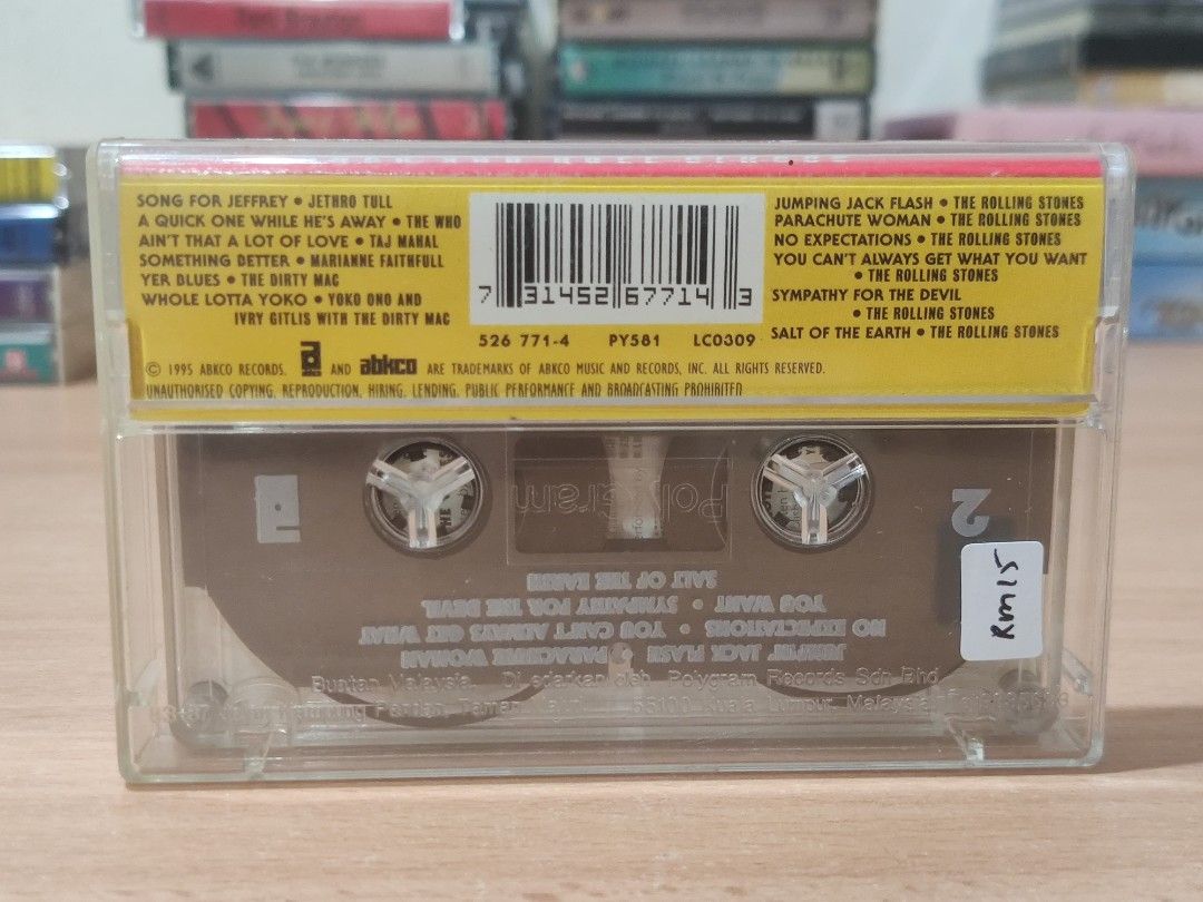 (Cassette) Rolling Stones Rock And Roll Circus, Hobbies &amp; Toys, Music &amp; Media, CDs &amp; DVDs on ...
