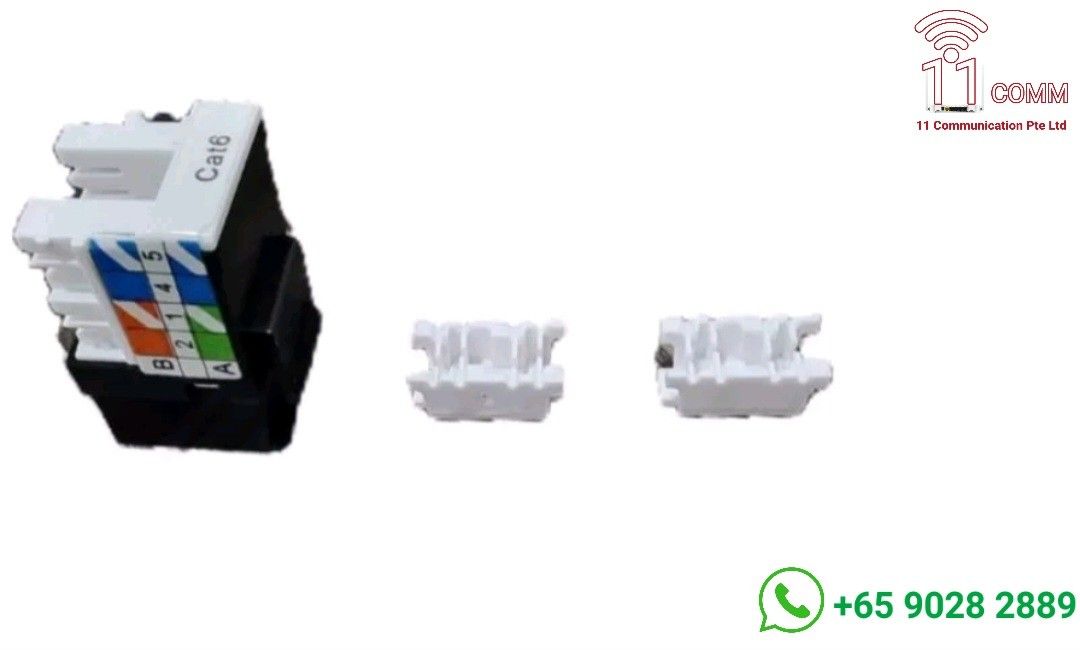 Cat 6 Module UTP 90 Degree, Computers & Tech, Parts & Accessories ...