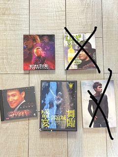 CD及DVD-李克勤、陳奕迅、張學友、張敬軒、郭富城